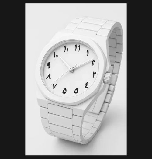 Black Arabic Aura Watch For Men Stylish And Trendy Watches For Boys