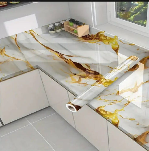 1 roll Premium Marble Self-Adhesive Wallpaper