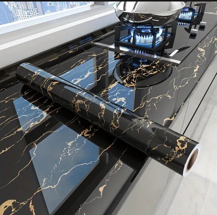 1 roll Premium Marble Self-Adhesive Wallpaper