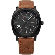Branded Chronometer Leather Belt Watch Men’s Fashion Wrist Watch Design Watch